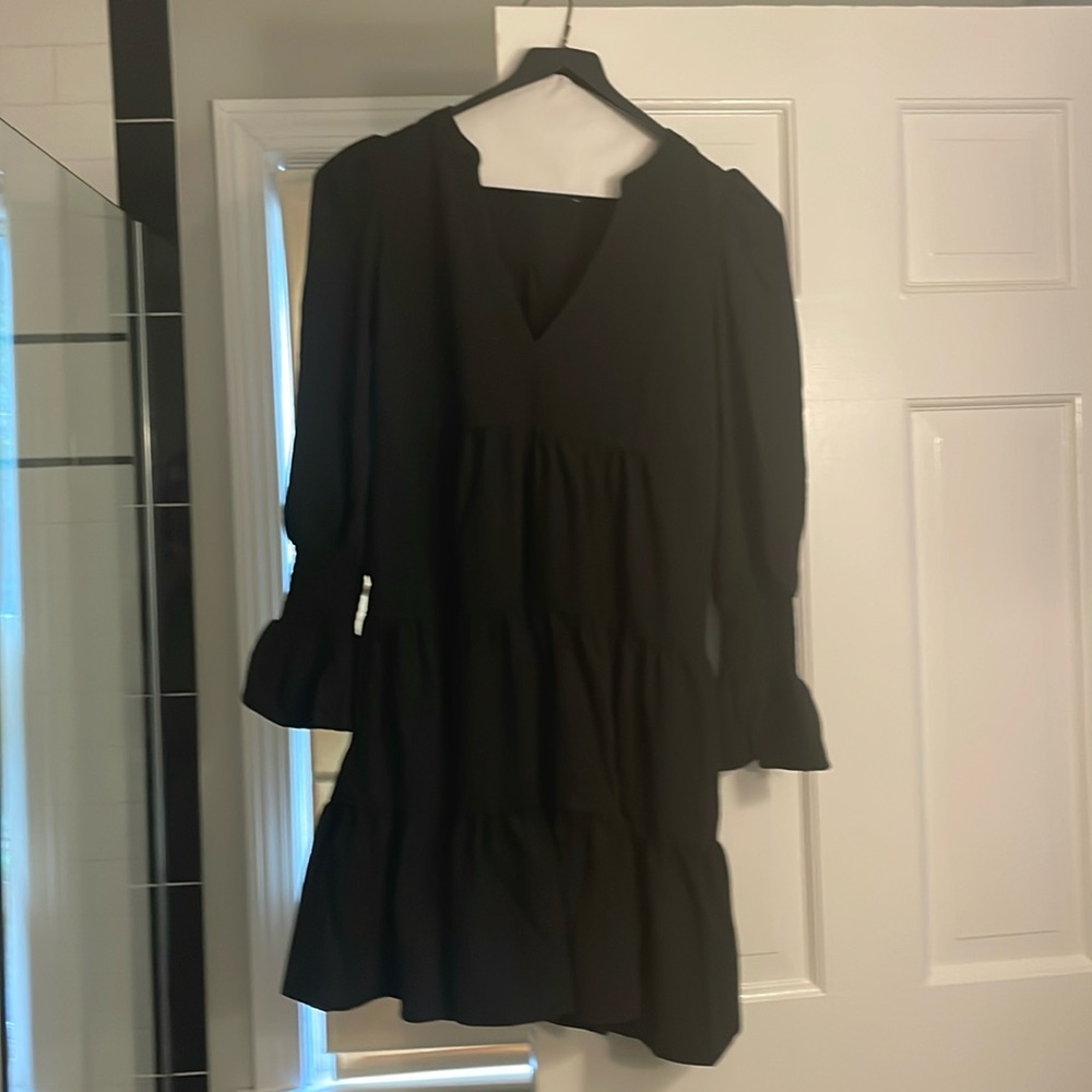 Pomander Place Black Mini Dress